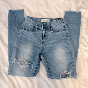 PacSun high-rise ankle jegging, waist size 23